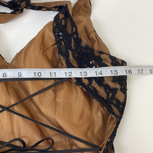 Vintage Dave & Johnny Velvet Evening Gown 9/10 - Picture 9 of 13